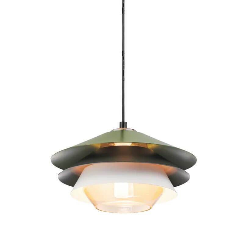 Nordic Colorful Layered Metallic 1-Light LED Pendant Light