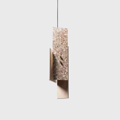 Contemporary Industrial Colorful Cement Geometric 1-Light LED Pendant Light For Living Room