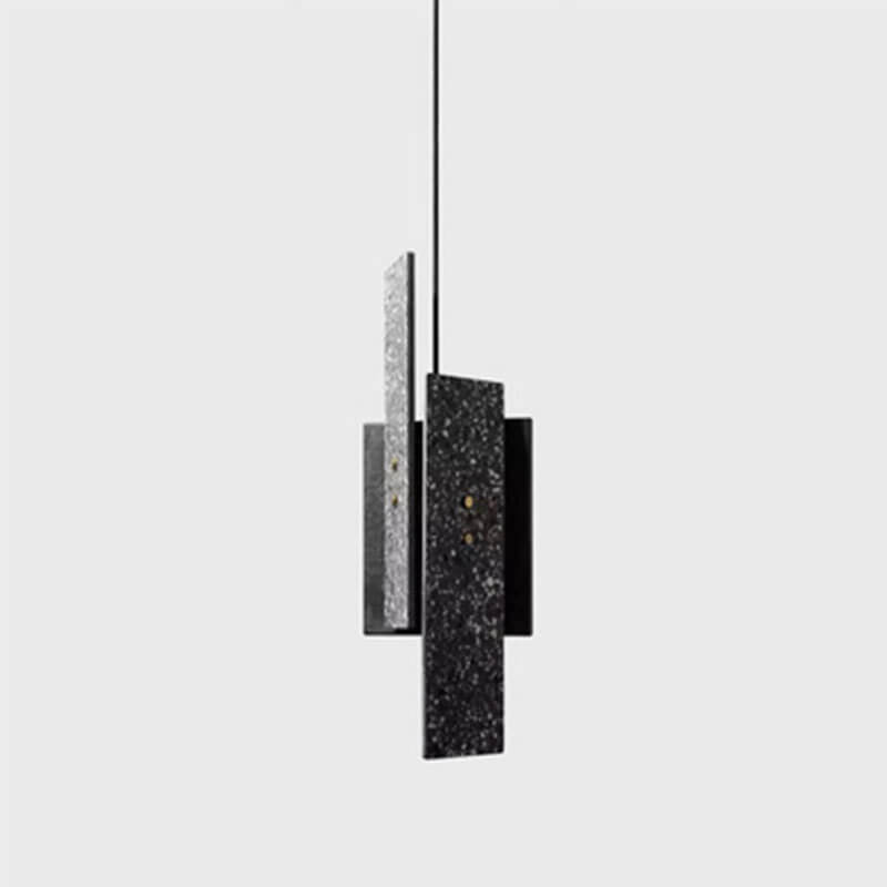 Contemporary Industrial Colorful Cement Geometric 1-Light LED Pendant Light For Living Room