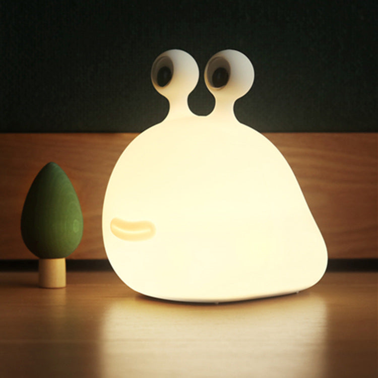 Kreative Schnecke Silikon Nachtlicht LED Tischlampe 