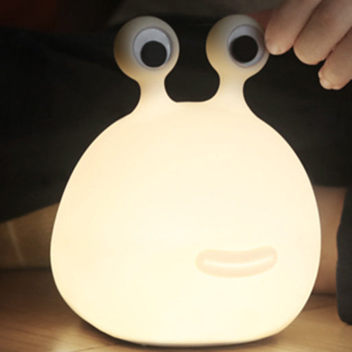 Kreative Schnecke Silikon Nachtlicht LED Tischlampe 