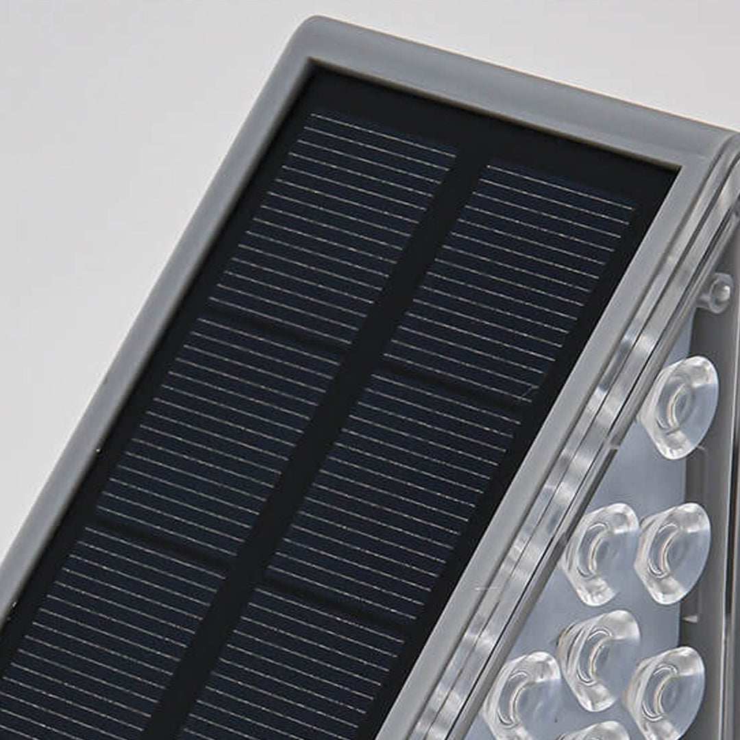 Solar Wasserdichtes Stereo-Dreieck-LED-Außenstufenlicht 