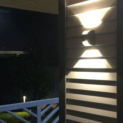 Moderne minimalistische kreative wasserdichte LED-Patio-Wandleuchte für den Außenbereich 