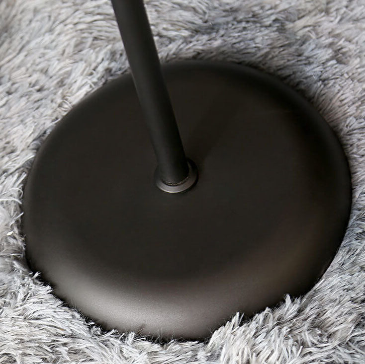 Modern Minimalist Iron Cone Long Pole 1-Light Standing Floor Lamp for Living Room Bedroom