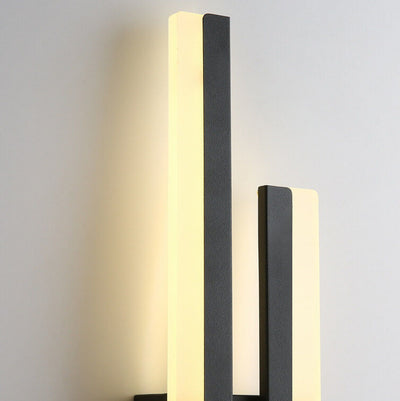 Modern Minimalist Lines Iron Acrylic LED Wall Sconce Lamp