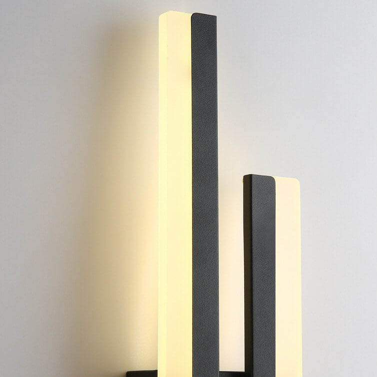 Modern Minimalist Lines Iron Acrylic LED Wall Sconce Lamp