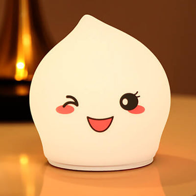 Creative Peach Silicone Night Light USB Charging Table Lamp