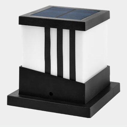 Solar Square Post Cap Light LED Outdoor Waterproof Post Light