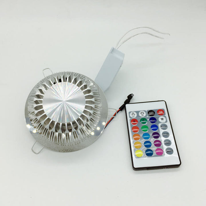 Applique murale LED colorée en aluminium, nid d&