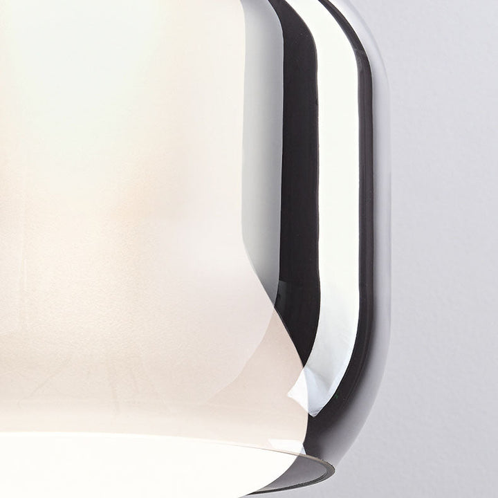 Lámpara colgante moderna minimalista de cobre acrílico con 1 luz 