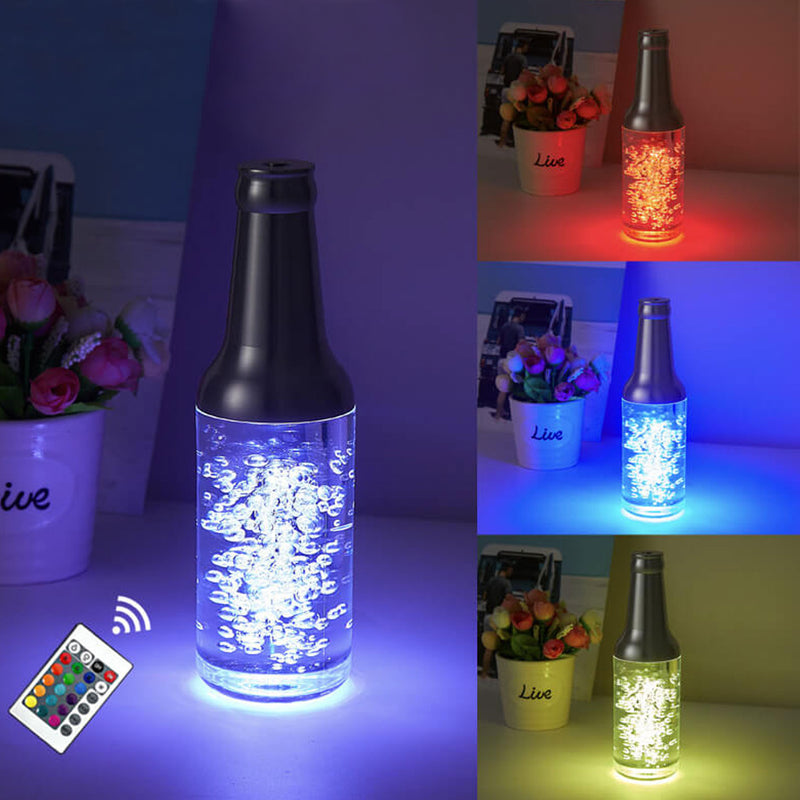 Lampe de table LED décorative tactile rechargeable Creative Luminous Wine Bottle 