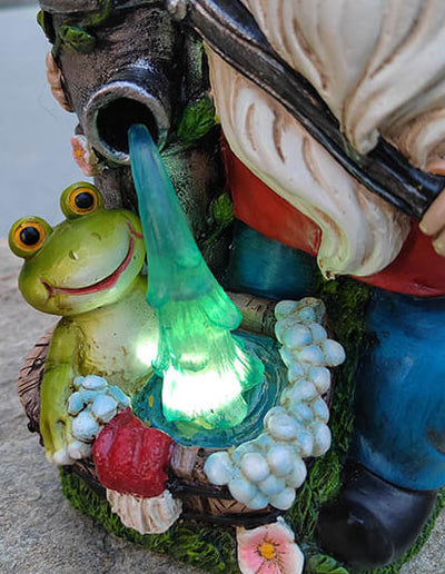 Solar Resin Dwarf Garden Ornament Waterproof Decorative Light