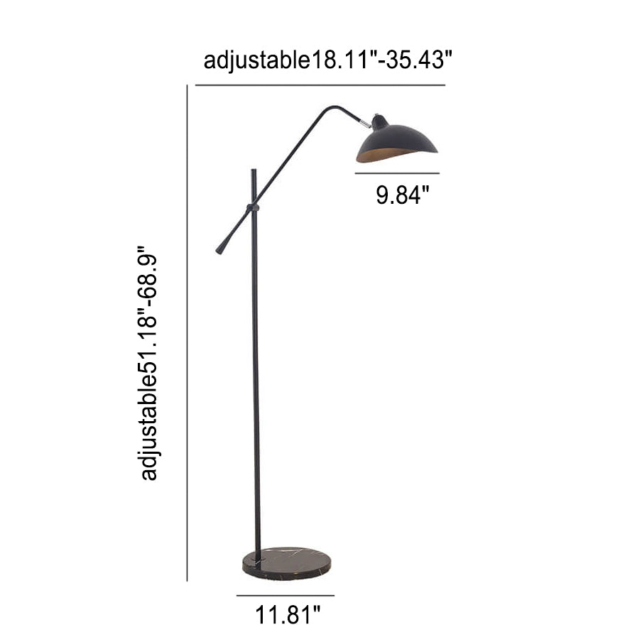 Lampes de sol modernes simples et réglables à 1 lumière 