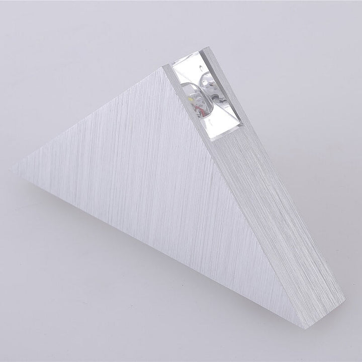 Applique murale LED en aluminium triangle créatif moderne 