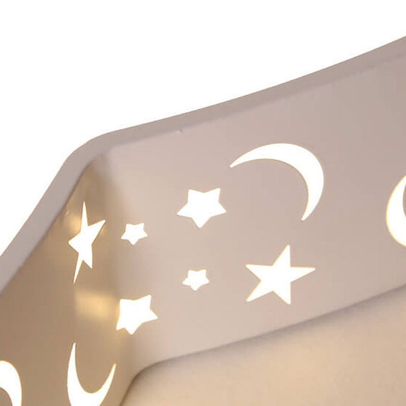 Cartoon Creative Star Shape LED Flush Mount Ceiling Light