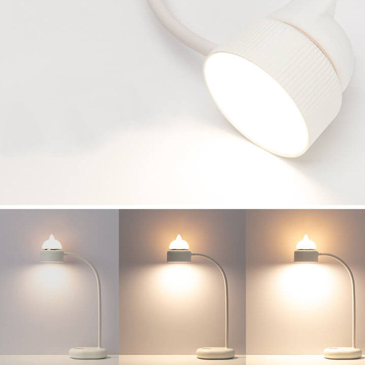 Moderne kreative LED-Nachtleuchte im Cartoon-Katzen-Design als Lese-Tischlampe fürs Schlafzimmer 