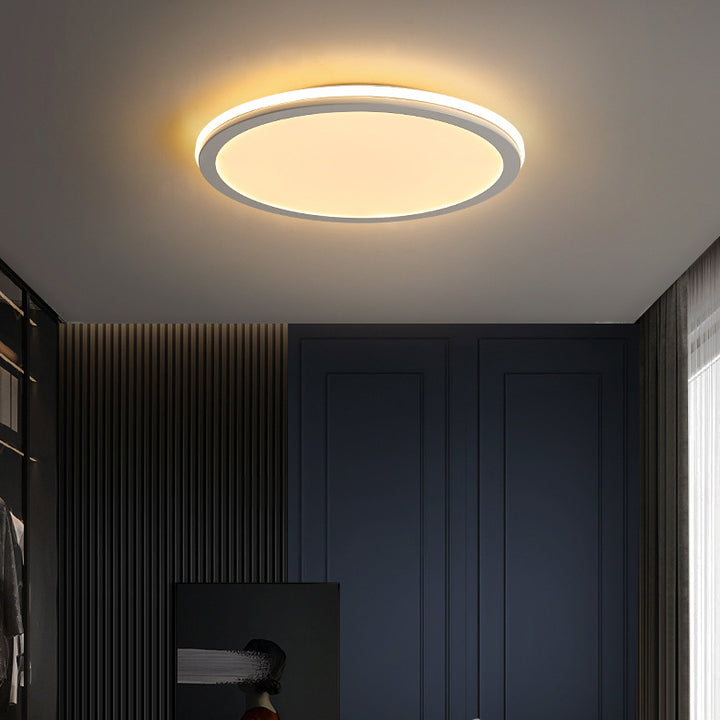 Moderne Kreativkreis Eisen LED Deckenleuchte 