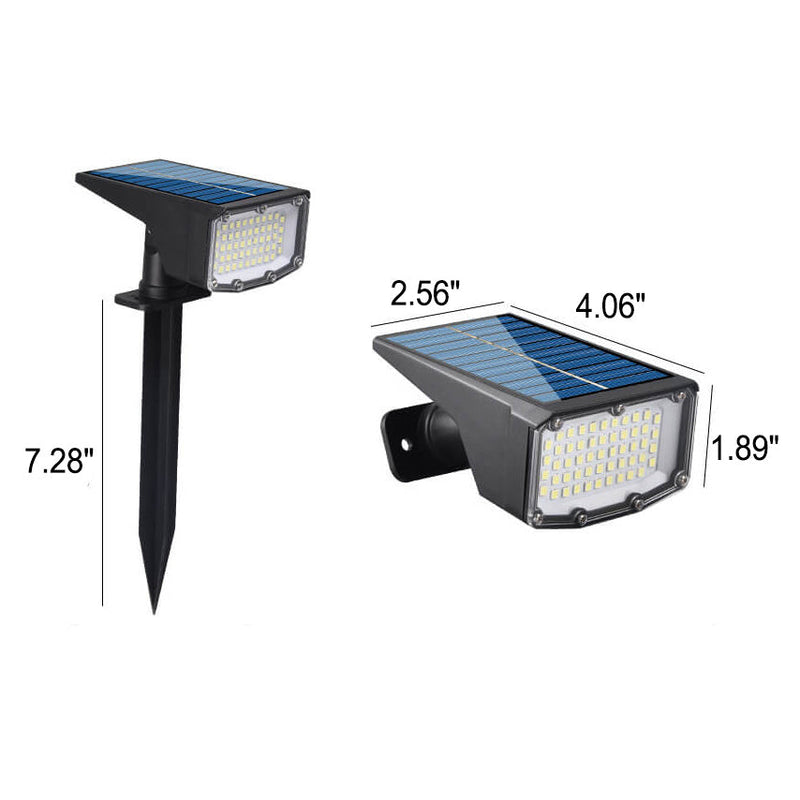 Solarstrahler für den Außenbereich, superhell, wasserdicht, Bodeneinsatz, Rasenlicht, Landschaftslicht 