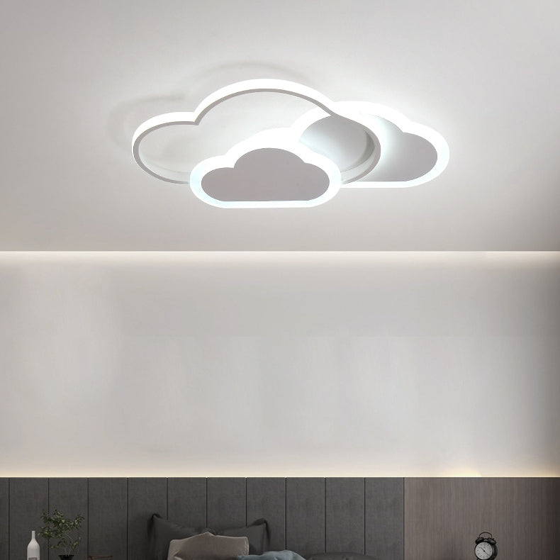 Cartoon Kreative Cloud LED Deckenleuchte mit bündiger Montage 