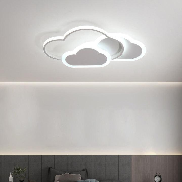 Cartoon Kreative Cloud LED Deckenleuchte mit bündiger Montage 