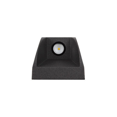 Lampe murale LED moderne minimaliste extérieure étanche carrée avec éclairage vers le haut et vers le bas 