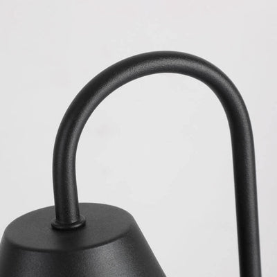 Lámpara de mesa de cera fundida de 1 luz con base de mármol sólido nórdico en forma de cono 