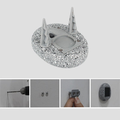 Outdoor Solar Resin Imitation Stone LED Buried Light
