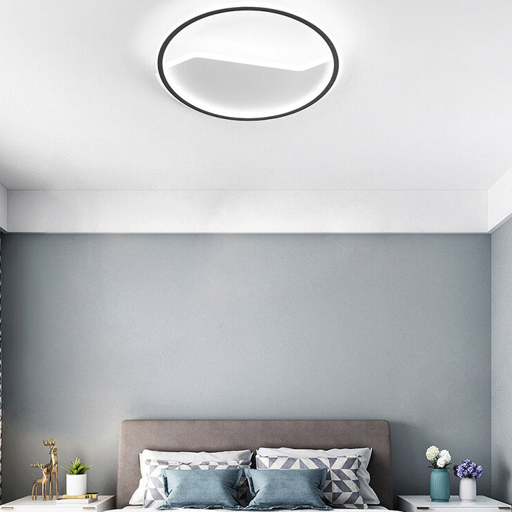 Nordic Modern Simple Round Creative LED Flush Mount Light