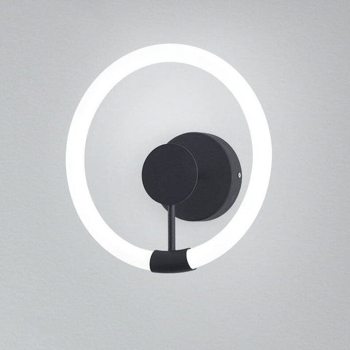 Zeitgenössische Einfachheit Kreis Acryl Schatten LED Wand Leuchte Lampe Für Schlafzimmer 