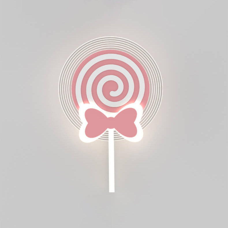 Creative Childlike Cartoon Lollipop Design LED Flush Mount Light