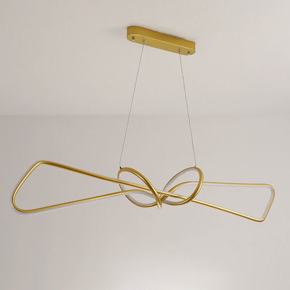 Creative Light Luxury Bow Design LED-Kronleuchter 