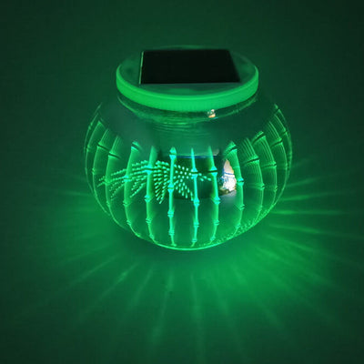 Galvanisiertes Solarglas-Kugelglas-LED-Garten-dekoratives Licht im Freien 