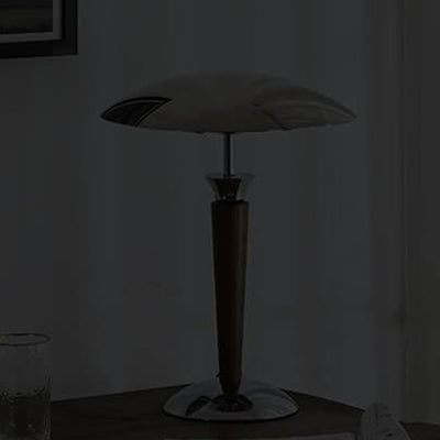 Japanese Minimalist Solid Wood Hardware 1-Light Table Lamp