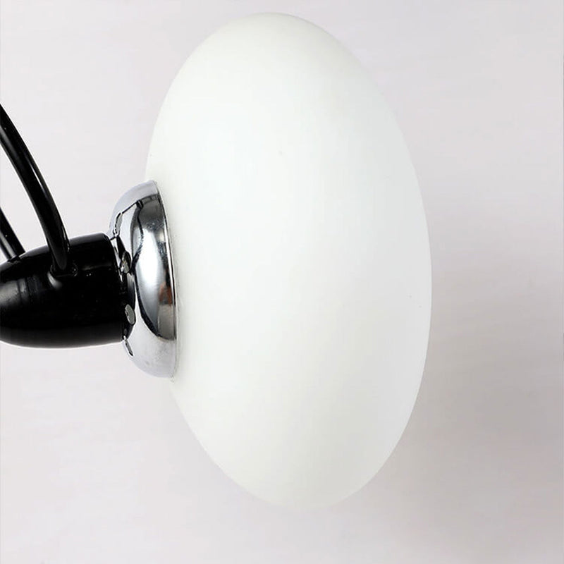 Modern Glass Creative Headphone Design 2-Light Wall Sconce Lamp