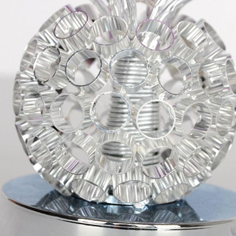 Lámpara de mesa LED de aluminio estilo europeo Rose 
