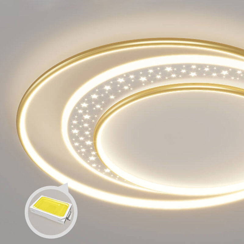 Nordic Creative Simple Circle Tangent Gypsophila Dekorationsdesign LED Unterputzleuchte 