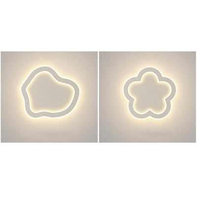 Modern Creative Shape Iron Acrylic LED Wall Sconce Lamp