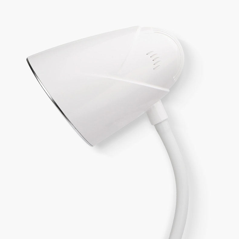 Lampe de bureau tactile multifonctionnelle à cône blanc, Rechargeable par USB, Protection des yeux, Simple 
