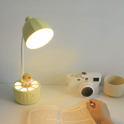 Creative Macaron Cartoon Round LED Eye Care Desk Lamp