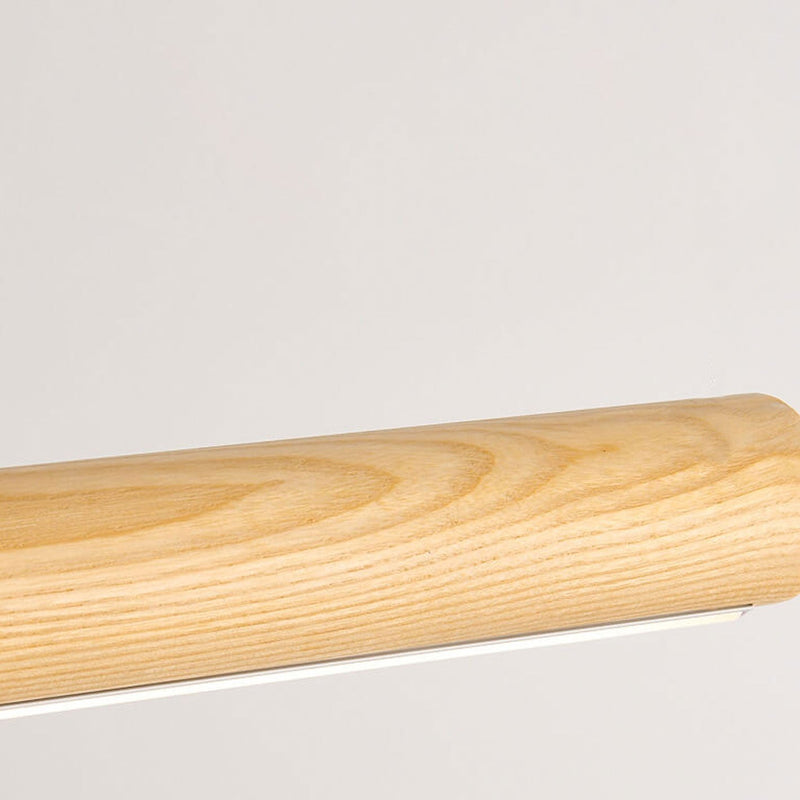 Modern Simple Log Long Strip Island Light LED Chandelier