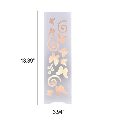 Lampe de table moderne et créative avec colonne carrée creusée à 1 lumière 