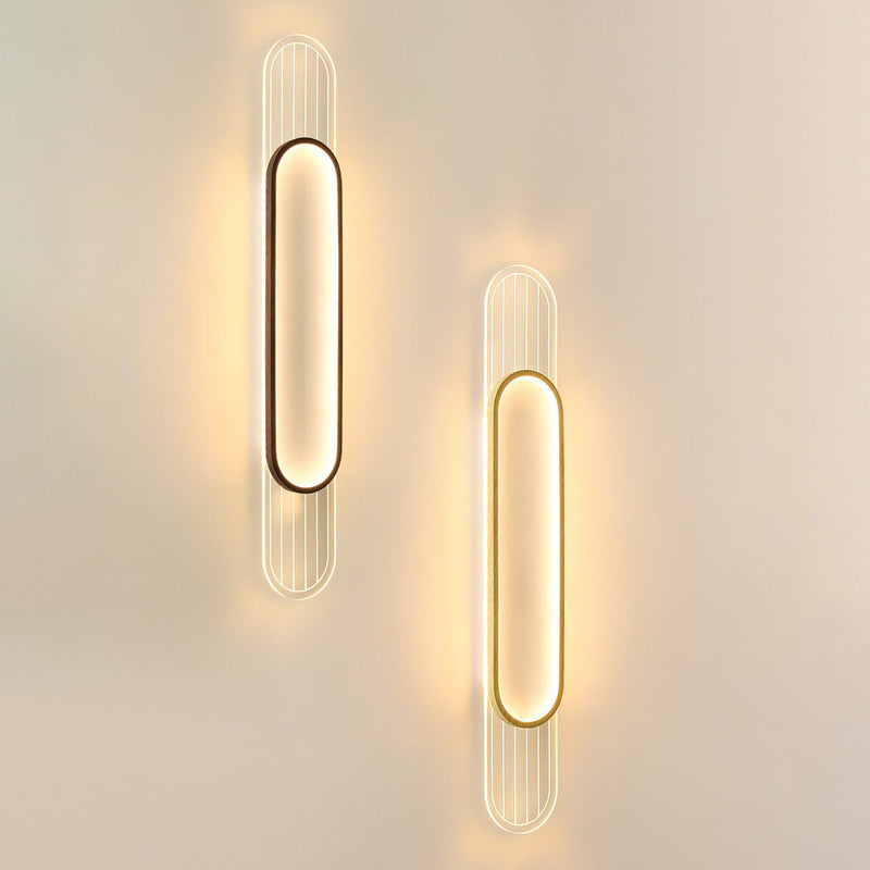 Creative Luxury Ring Acrylic Aluminum LED Wall Sconce Lamp