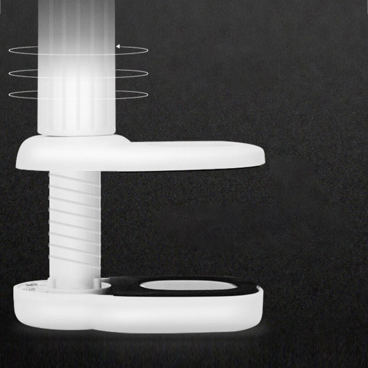Lampe de table LED à clip réglable ABS moderne 