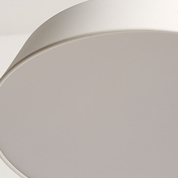 Nordic Minimalist Round Pot Aluminum LED Flush Mount Ceiling Light