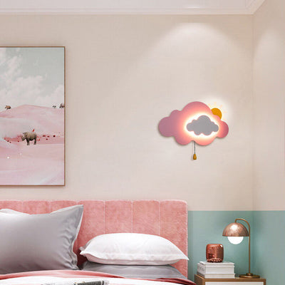 Modern Minimalist Cloud Iron LED Wall Sconce Lamp