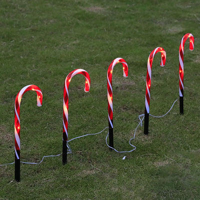 Weihnachtsdekoration Solar Outdoor Rasen LED Garten Bodeneinsatz Landschaftslicht 