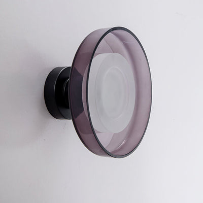 مصباح حائط LED زجاجي دائري بتصميم قديم من الشمال 