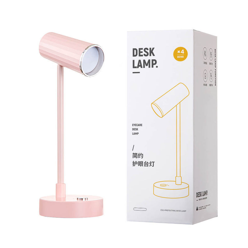 Nordic Minimalist Solid Color USB Rechargeable LED Reading Table Lamp