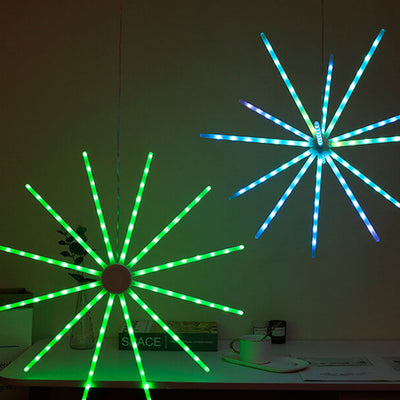 Creative RGB Illusion Windmill Fireworks LED String Lights