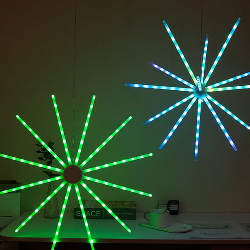 Kreative RGB-Illusions-Windmühlen-Feuerwerks-LED-Lichterketten 